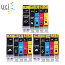 15 Ink for Canon PGI5 CLI8 Pixma MP600 MP610 MP800 MP800R MP810 Printer
