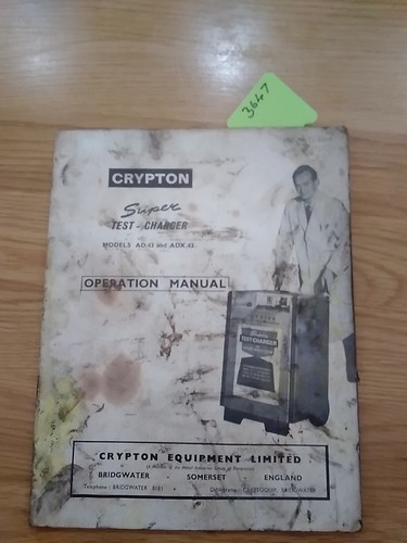Crypton super test charger - crypton,