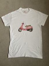 Pink Moped Graphic T-Shirt