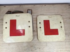 Vintage Bluemel's L plates