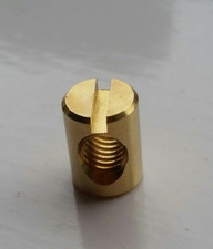 Brass 9mm M6 insert for