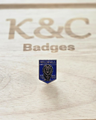 Millwall blue 1885 pin - millwall,