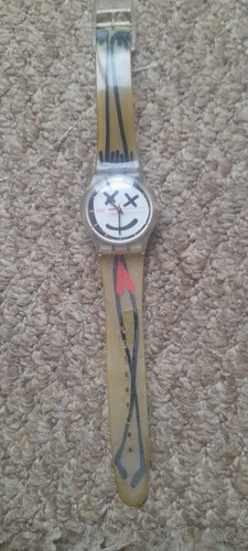 Swatch watch jelly red tie - swatch,