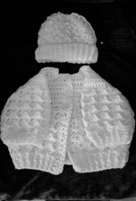 Hand Crochet Baby Matinee Coat