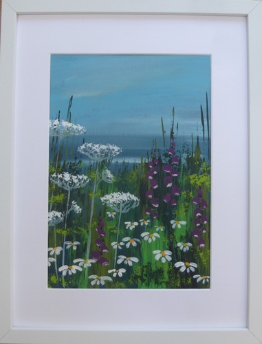 Cornish wildflowers original - cornish,