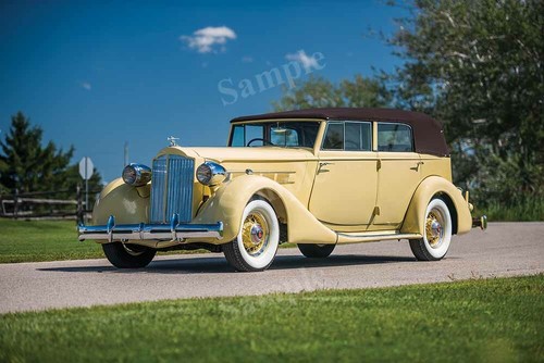 Retro packard 1935 - packard, eight