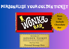 Wonka Chocolate Bar Wrapper +