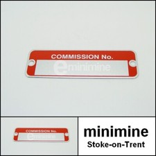 Classic Mini Commission Plate CP301 Austin Morris Leyland midget sprite bmc van