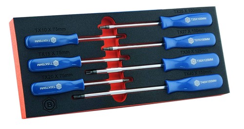 7pc torx star screwdriver - star,