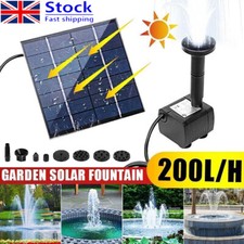 Solar Panel Powered Water