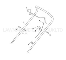 Mountfield petrol lawnmower - mountfield,
