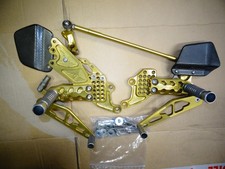 GILLES AS31GT HO9 HO9S REARSETS HONDA CBR 600 RR 2003 2004 2005 2006 GOLD
