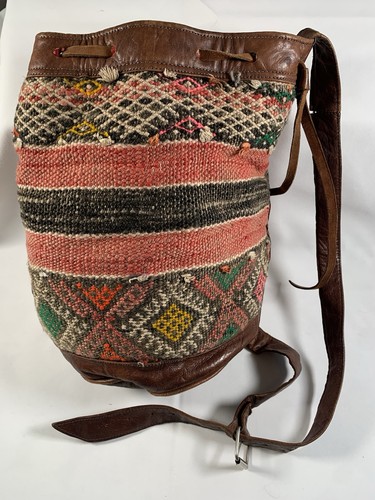 Vintage kilim leather - vintage,
