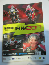 NORTH WEST 200 M AY 5-10  2025 PROGRAMME JOEY DUNLOP 25 YEARS CELEBRATION