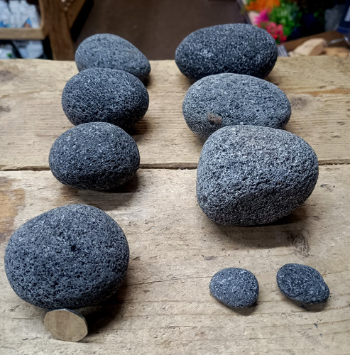 Lava cobble rock ohko scaping - cobble,