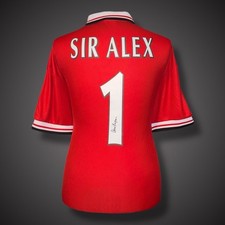 Sir Alex Ferguson Hand Signed