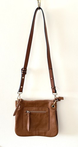 Faux leather shoulder - leather, bag