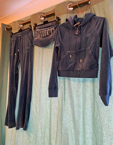 Juicy couture blue velour 2pc - juicy,