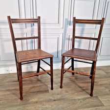 Pair Antique Bedroom Chairs