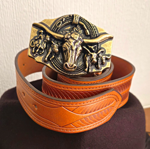 Western men brown - western,