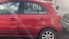 NISSAN MICRA ACENTA  HATCH 2010-2015 DOOR BARE (REAR PASSENGER SIDE) RED AY4