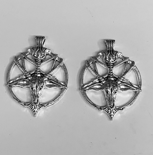 Tibetan silver devil - devil, charms