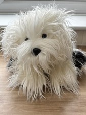 Large 13” Dulux Dog Plusb Soft Cuddly Toy Beanie Sitting New With Tag Fluffy !!