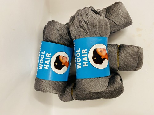 Brazilian wool grey faux - x3,