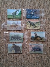 Kelloggs Prehistoric Monsters And The Present Cereal Cards.