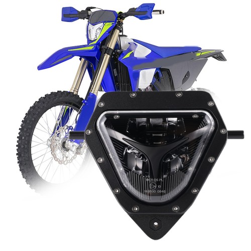 Led headlight for sherco - hi/lo,