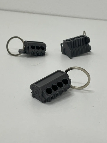 Engine block car - v8, guy