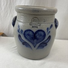 Vtg Rowe Pottery Works Blue