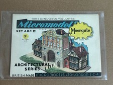 Micromodels Vintage Card Model Kit - Moorgate, Set ARC IV, Architectural Series