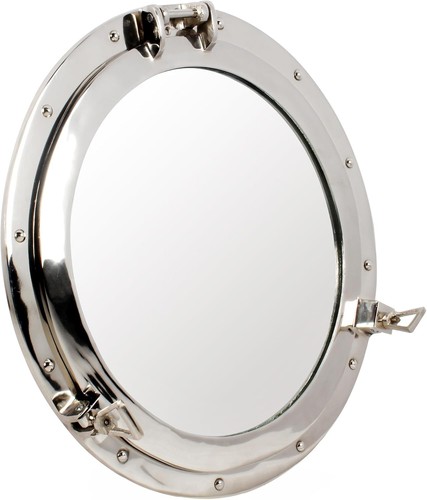 Large aluminum porthole - large, 21"