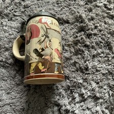German Geschutzt Beer Stein