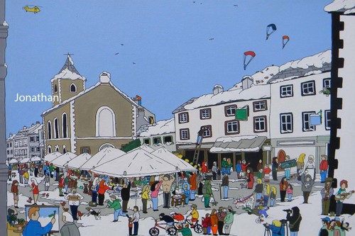 Cumbrian naive folk art - cumbrian,