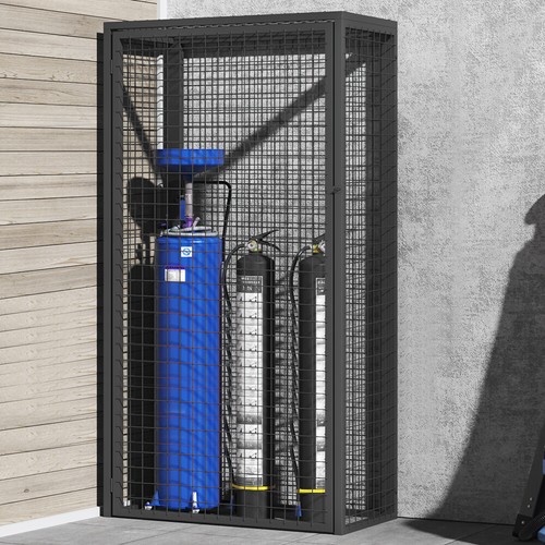 Galvanised steel safety - galvanised, cage