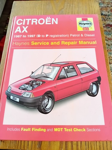 Haynes manual for citroen - for, ax