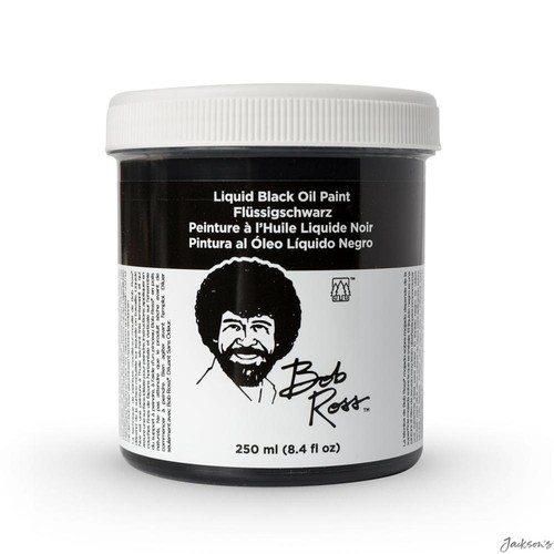 Bob ross liquid - liquid, black