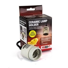 ProRep Reptile Ceramic Lamp Holder ES27 Bulb Vivarium Light Heat 3 Pin Plug
