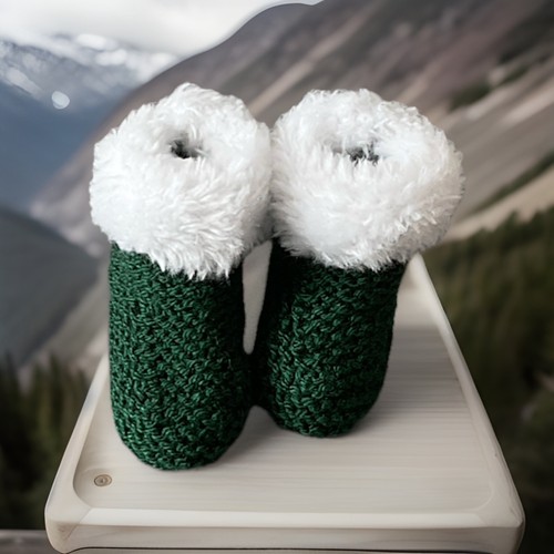 Hand knitted with love - hand,