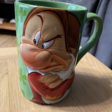Disney Store  Grumpy Mug Green