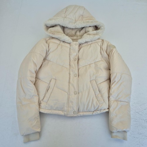 Hollister jacket xxs beige - hollister,