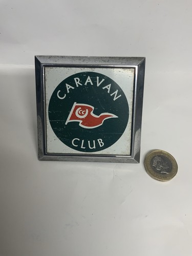 Vintage caravan club car badge - caravan,