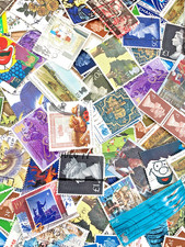 500g GB Mix Used Stamps Kiloware, OFF Paper direct from Charity