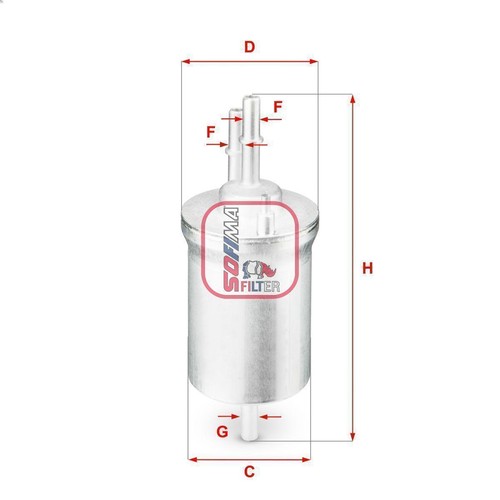 Fuel filter sofima - filter, s