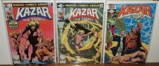 KAZAR THE SAVAGE #1 2 12 16 19 MARVEL COMICS 1981 LOT OF 5