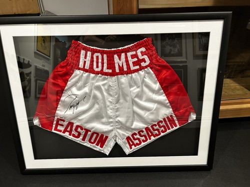 Larry holmes signed custom - larry,