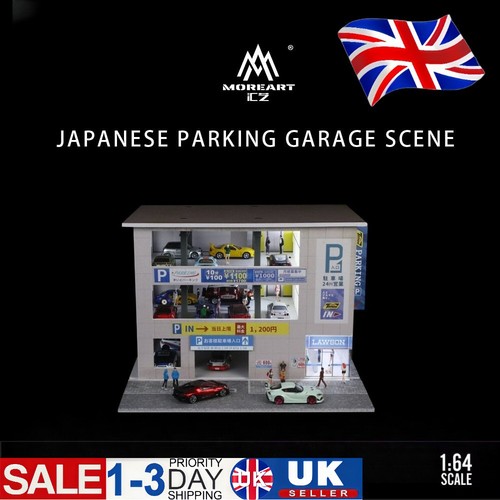 Diorama garage model - 1:64, led