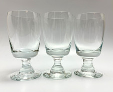 3 Holmegaard Almue Red Wine Glass 14cm Danish Vintage Claret Stemware